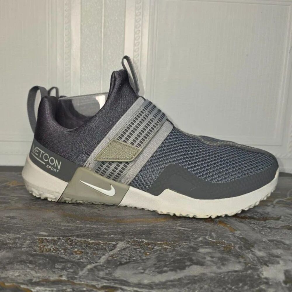 Nike Metcon Sport Dark Grey Cross Training Shoes Men's Size 7 AQ7489-001 EUC